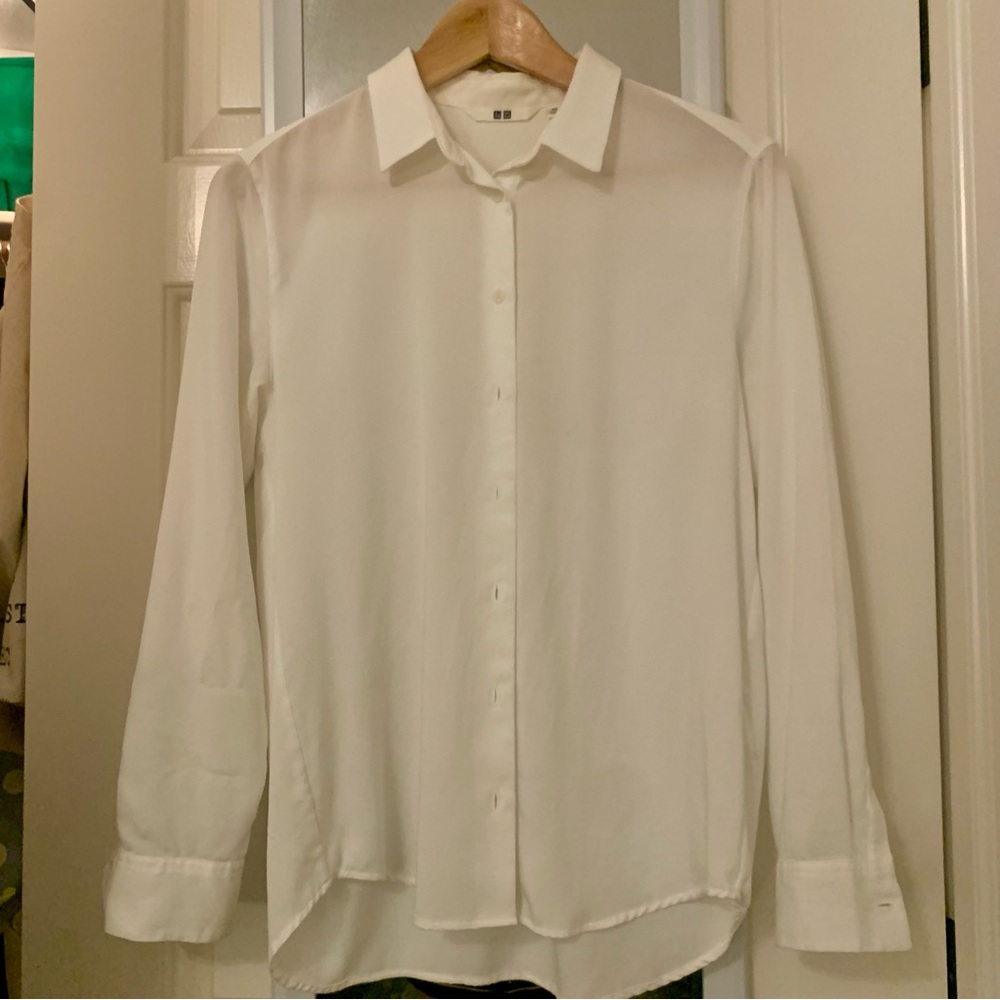Uniqlo Women's White Dress Shirt